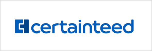 CertainTeed logo in blue text